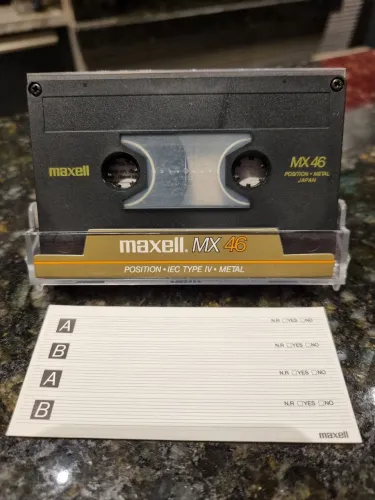 Fita k7 cassete MAXELL MX + Scotch XSll lote