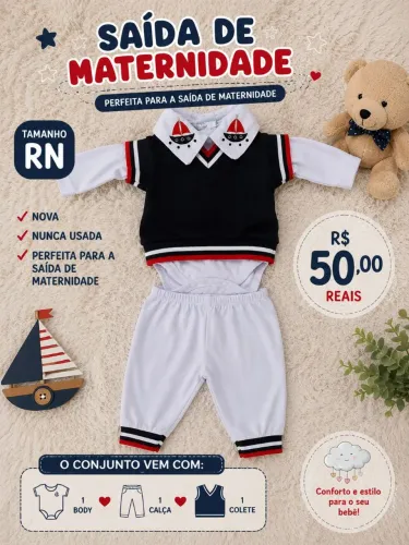 Conjunto de bebê menino