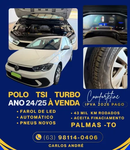 Volkswagen Polo Comfortline TSI 1.0 Flex 12V Aut. 2025