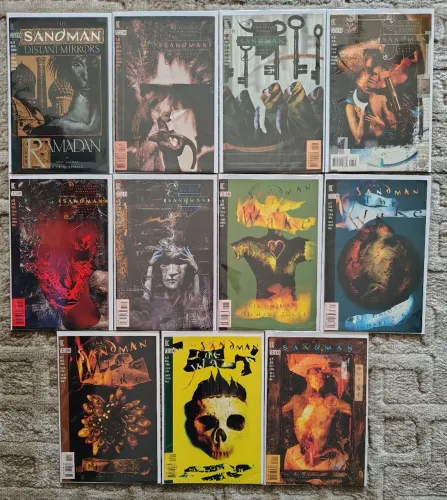 Pacote c/ 10 Edições Importadas de Sandman (Neil Gaiman) DC Vertigo 