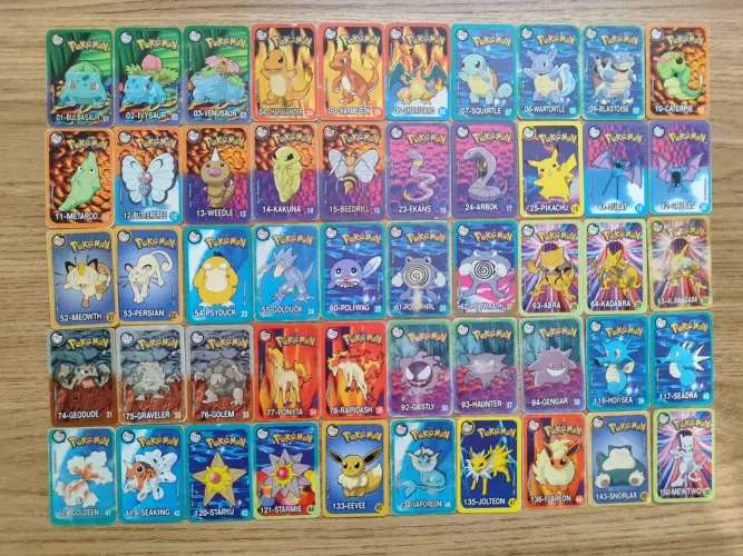Coleção completa Supercartas Pokemon Elma Chips