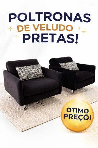 Poltrona reclinável e giratória