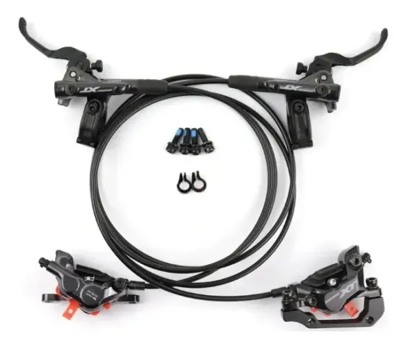 Par de Freios a Disco Shimano XT M8120 4 Pistões Ice Tech