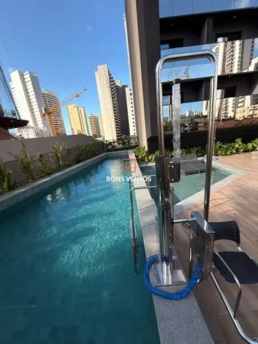 Apartamento com 1 dormitório à venda, 21 m² por R$ 650.000,00 - Meireles - Fortaleza/CE