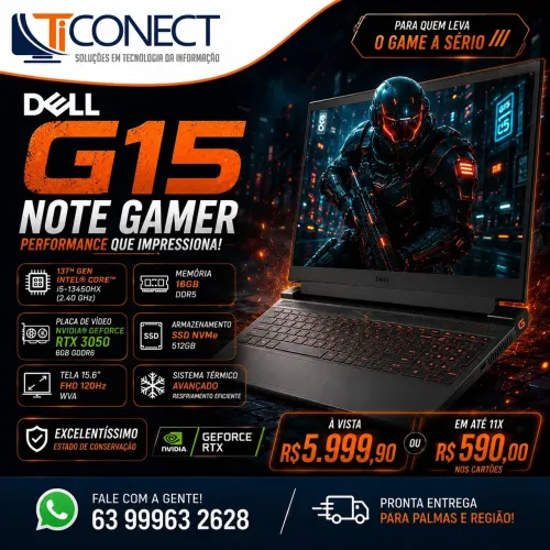 Notebook Gamer DELL G15