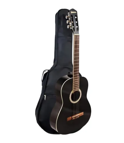 Violão Phx Serena Estudante Acústico Preto Brilhant Com Capa