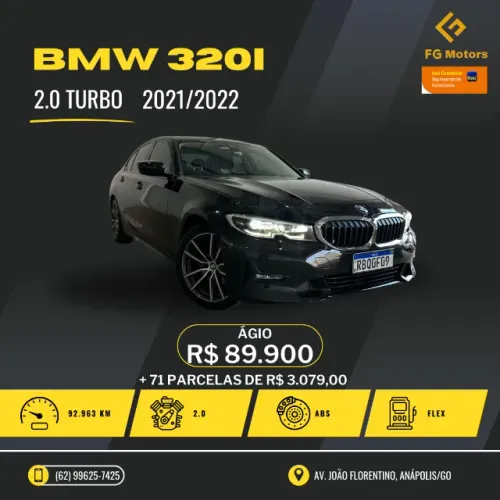 BMW 320I A 2.0 Turbo/activeflex 16V 184cv 4P 2022