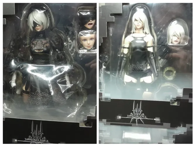 Play Arts Kai Nier Automata 2B + A2 Deluxe LACRADAS