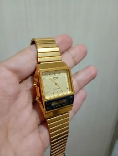 RELÓGIO CASIO ORIGINAL DOURADO