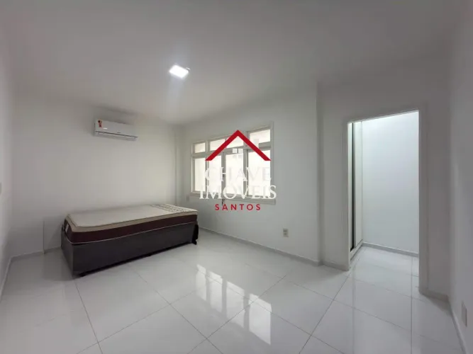 Sala Living Mobiliada para Locação no Boqueirão Santos/SP