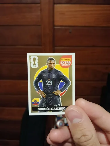 Figurinhas extra Caicedo e Alphonso Davies