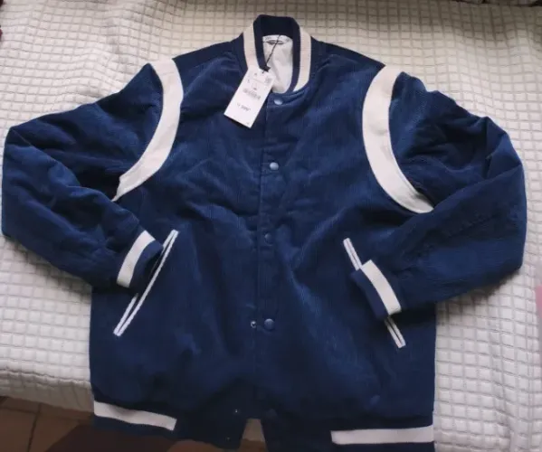 Jaqueta em veludo cotelê masculina Zara Tm.G