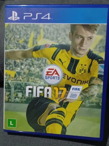 Kit jogos PS4 Fifa 17 e Fifa 19 mídia física