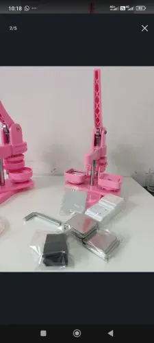 Máquina de bottons QUADRADA