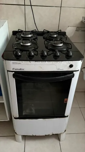 FOGÃO ESMALTEC VIDRO