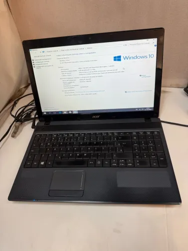 Notebook Acer, AMD, 6gb de memória ram, HD de 500gb, bateria ruim
