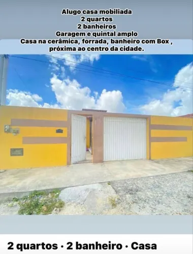 Alugo casa mobiliada em lagoa nova serra de Santana