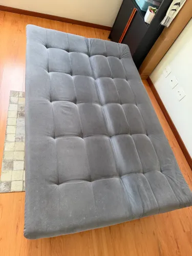 Sofá-Cama Casal Reclinável Cinza