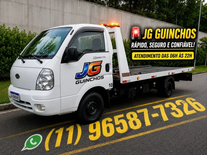 Serviço de Reboque Guincho em São Paulo e grande São Paulo,JG Guinchos na Zona Sul SP