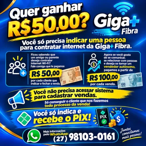 VENDEDOR AUTÔNOMO OU INDICADOR
