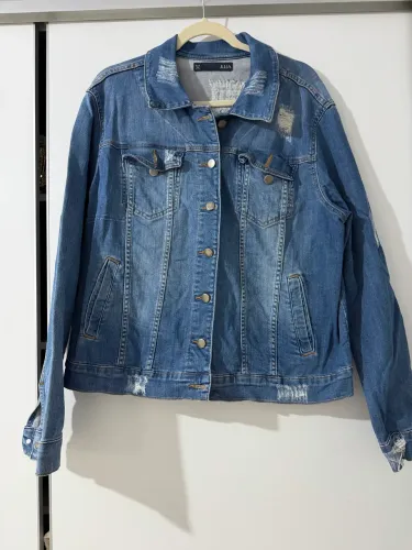 Jaqueta jeans tamanho G Plus Size