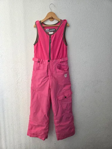 macacão de neve jupa rosa infantil 6 a 8 anos