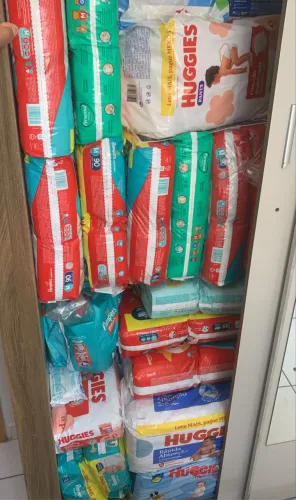Fraldas com preço de desapego 