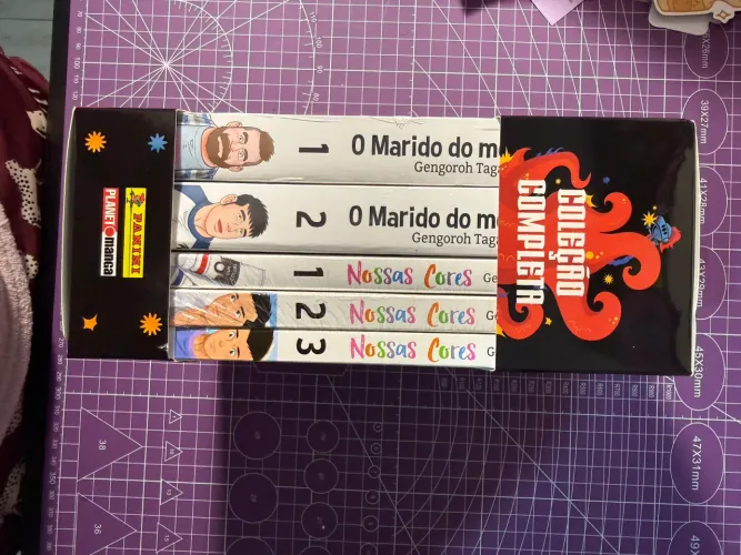 Pacote mangá O marido do meu Irmão + Nossas cores COMPLETO