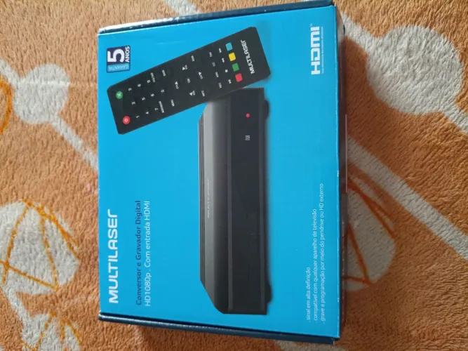 Conversor e Gravador Digital HD 1080p Com entrada HDMI - Marca: Multilaser