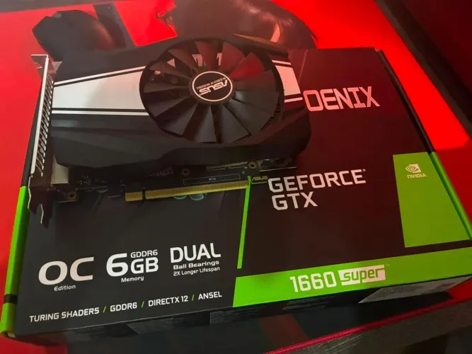 Placa de vídeo GTX 1660 super Asus