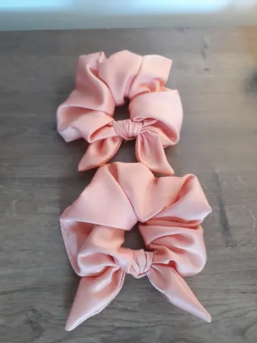 Kit 2 Scrunchie acessório de cabelo