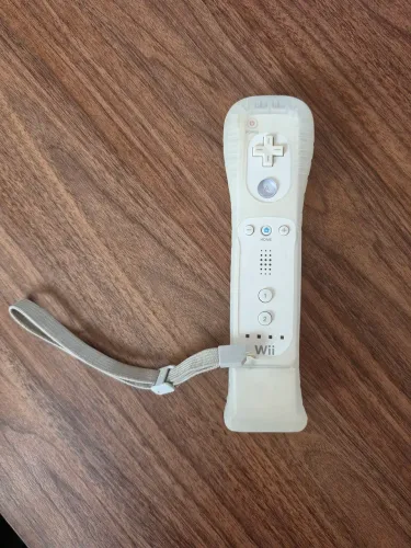 Controle Wii Remote branco original + capa