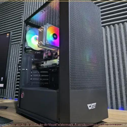 PC Gamer Ryzen 5 5500 RTX 3050 6GB 16GB DDR4 2666 SSD NVMe 500GB B450M HDV R4.0