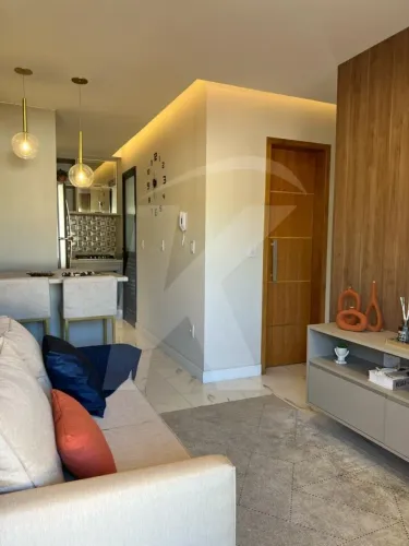 Apartamento de 35,00 mts², 2 dormitórios, 1 vaga, mobiliado e impecável, no Tremembé