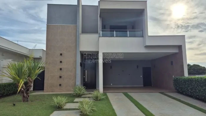 Luxuoso Sobrado de 4 dormitórios com piscina em Condomínio Bouganville, Araraquara