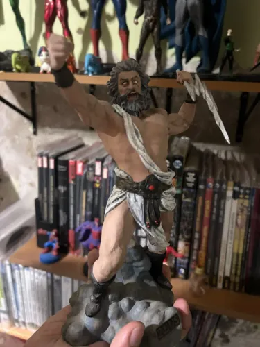 Zeus estatua em resina