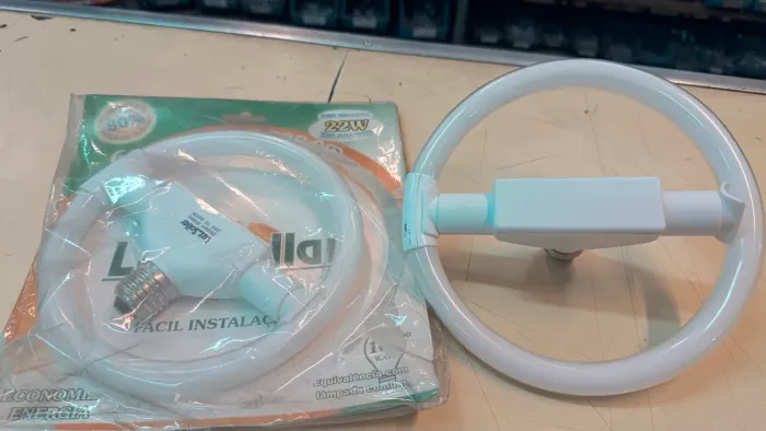 Lâmpada Eletronica circular