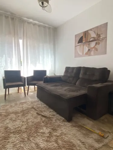 SOFÁ RECLINÁVEL + 2 POLTRONAS + PUFF DE BRINDE - R$ 500