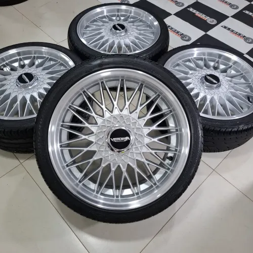 Rodas 17 Ballina vitoria 4x100 / 5x100 com pneus
