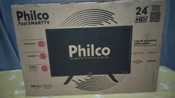 Tv Smart Philco 24" 3meses de uso