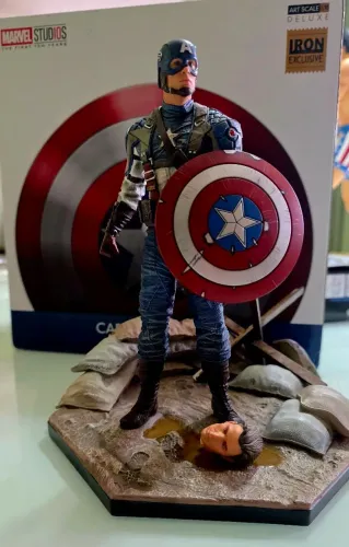 Capitão América "Primeiro Vingador" Iron Studios