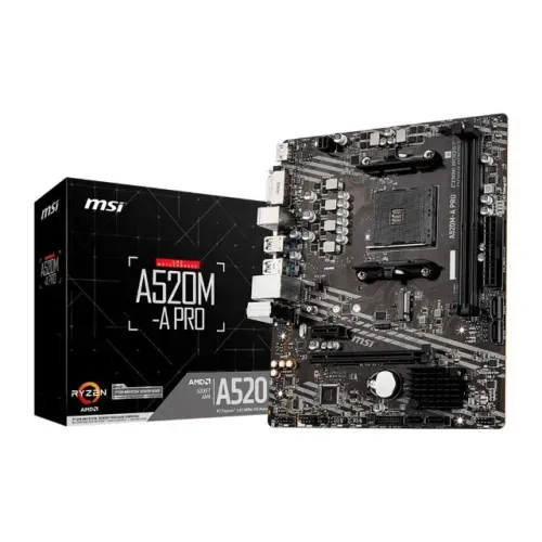 Placa Mãe Msi A520M-A PRO Am4