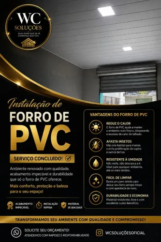 Especialista em Instalação Forropvc