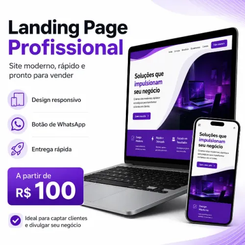 Criação de Site: Landing Page, Cardápio Digital ou Catálogo Online
