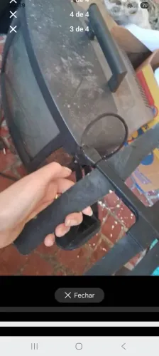 TV antiga estilo retrô (tubo) - funcionando, só precisa limpar