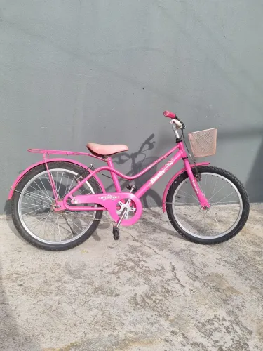 Bicicleta Monark Brisa Aro 20 Rosa - Clássica, Linda e Pronta para Uso