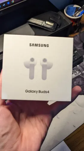Galaxy Buds4 Branco Original - Novo e Lacrado