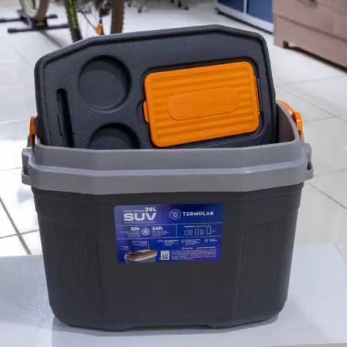 Caixa Térmica 20L Termolar Original - Qualidade Garantida Mantém Bebidas e Alimentos Gelad