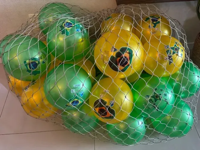 Kit 28 bolas do BRASIL em vinil