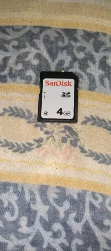 Cartão de memória SanDisk 4gb para câmeras fotográficas